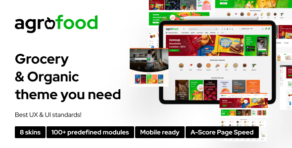 Agrofood – Elementor WooCommerce WordPress Theme Nulled