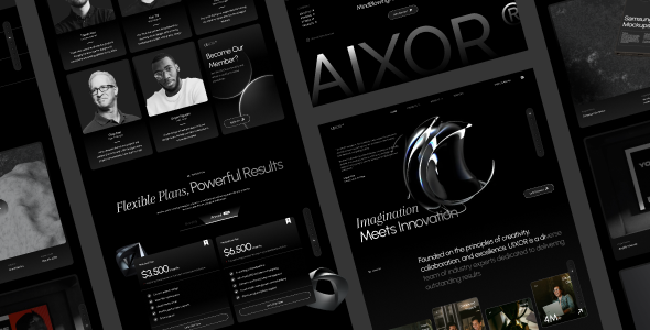 Aixor Agency WordPress Theme Nulled