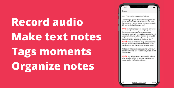 Audio Notes: Voice Recorder — Full Applications preview