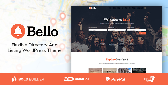 Bello – Directory & Listing WordPress Theme Nulled