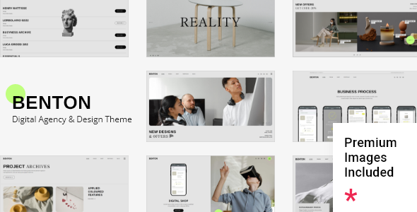 Benton – Digital Agency WordPress Theme