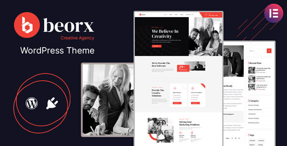 Beorx – Creative Agency WordPress Theme Nulled