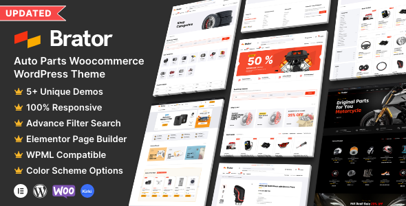 Brator – Auto Parts WooCommerce WordPress Theme Nulled