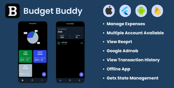 BudgetBuddy – Expense Tracker & Manager App Nulled