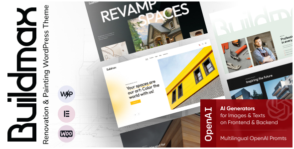 BuildMax – Renovation & Painting WordPress Theme 1.3