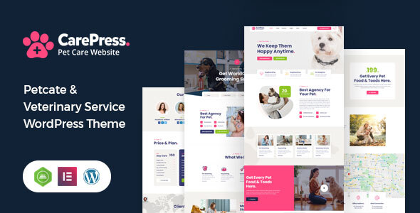 CarePress – Pet Care WordPress Theme Nulled