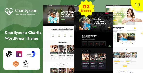Charityzone – Donation WordPress Theme Nulled