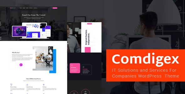 Comdigex – IT Solutions and Services Company WP Theme Nulled