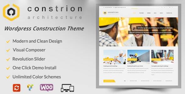 Constrion – Construction and Builder WP Theme