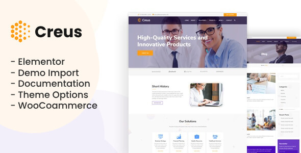 Creus – Business & Consulting WordPress Theme Nulled