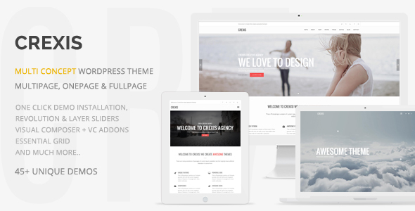 Crexis – Responsive Multi-Purpose WordPress Theme Nulled