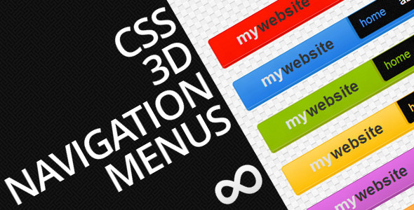 CSS 3D Navigation Menus Nulled