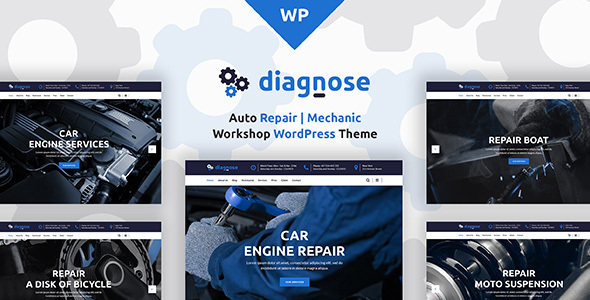Diagnose – Auto Repair Services WordPress Theme