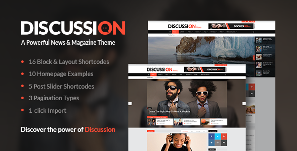 Discussion – News Portal WordPress Theme 2.1