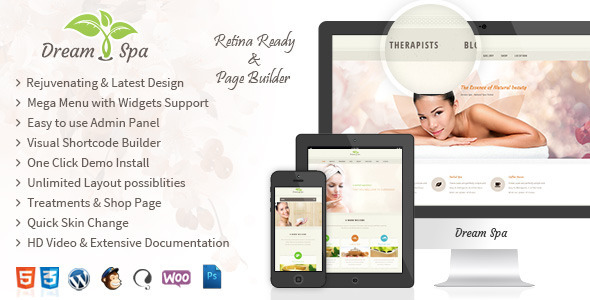 Dream Spa – Salon WordPress Nulled