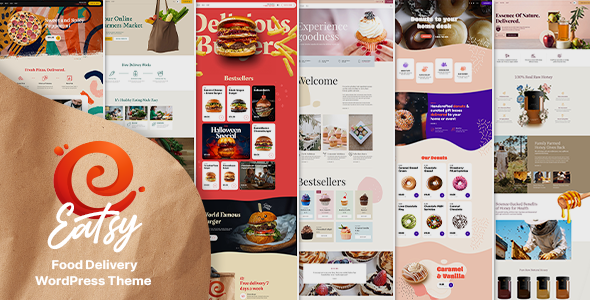 Eatsy – Food Delivery & Restaurant WordPress Theme Nulled