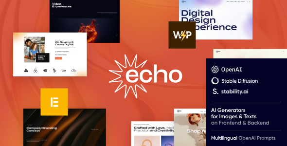 Echo – Creative Agency WordPress Theme
