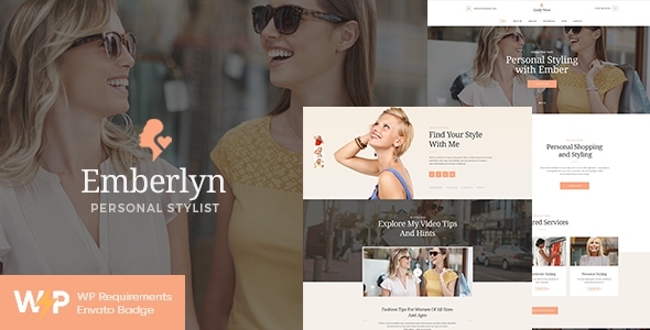 Emberlyn | Personal Stylist & Fashion Clothing WordPress Theme Nulled
