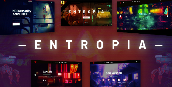 Entropia – Gaming and eSports WordPress Theme Nulled