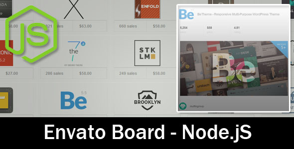 EnvatoBoard – Node.jS Application Nulled