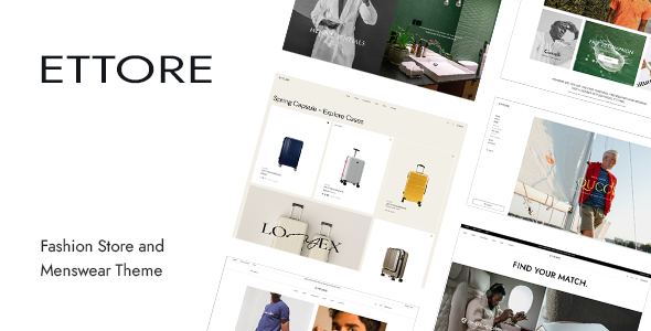 Ettore – Fashion Store and Menswear WooCommerce WordPress Theme Nulled