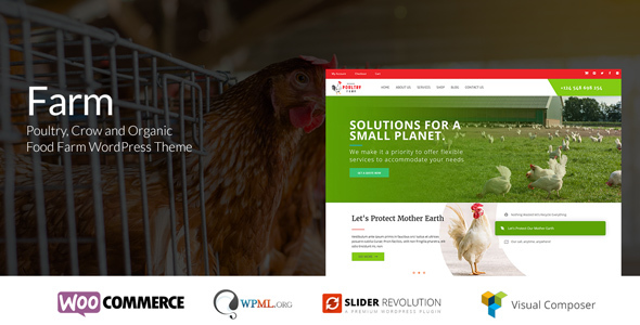 Farm – Organic Poultry WordPress Theme Nulled