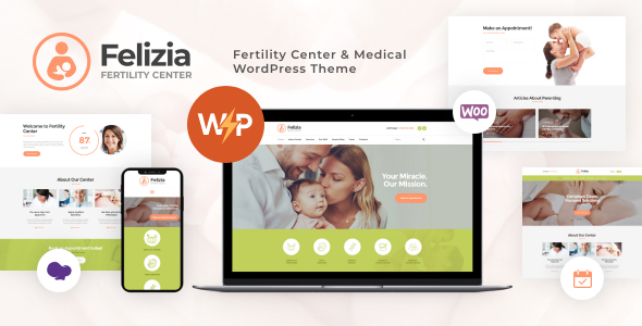 Felizia | Fertility Center & Medical WordPress Theme Nulled