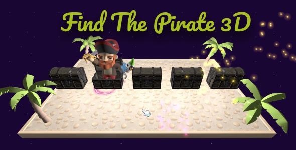 Find the Pirate – Cross Platform 3D Puzzle Game — Games preview