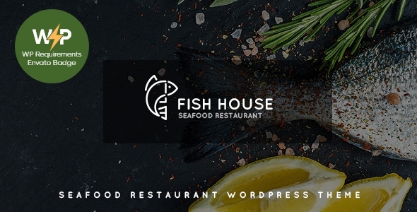 Fish House | A Stylish Seafood Restaurant / Cafe / Bar WordPress Theme Nulled