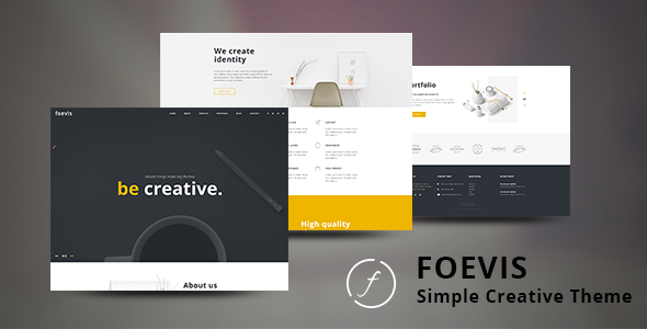 Foevis – Minimal Agency & Video Portfolio WordPress Theme Nulled
