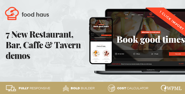 Food Haus – Restaurant WordPress Theme Nulled