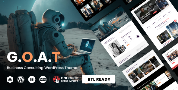 G.O.A.T – Business Agency WordPress Theme Nulled