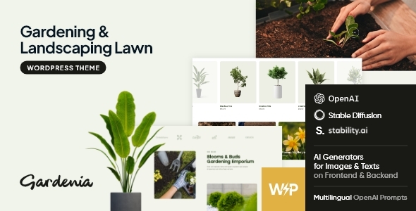Gardenia – Gardening Blog WordPress Theme Nulled