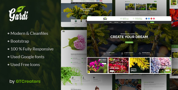 Gardening and Landscaping WordPress Theme – Gardi