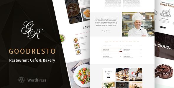 GoodResto – Restaurant WordPress Theme + Woocommerce Nulled