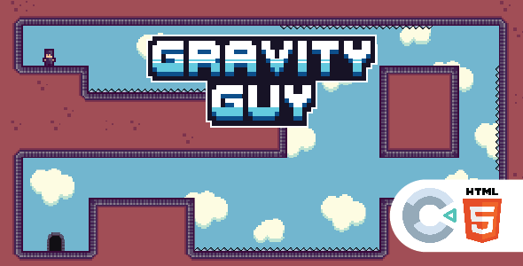 Gravity Guy – HTML5 – Construct 3 Nulled