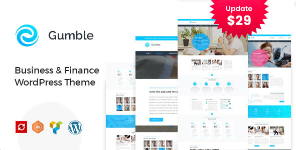 Gumble – Business and Finance WordPress Theme Nulled