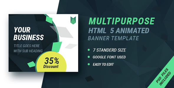 GWD Business | HTML5 Google Banner Ad 16 Nulled