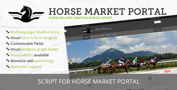 Horse Market Sell & Rent Portal Nulled