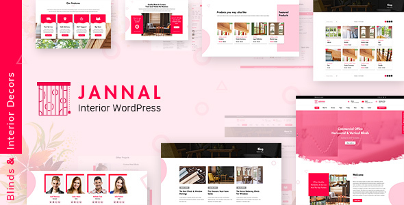 Jannal – Curtains & Doors WordPress Theme Nulled