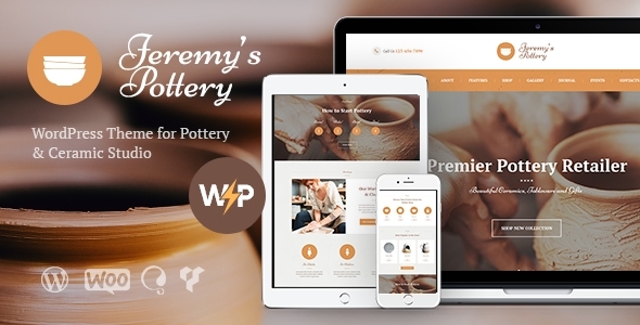 Jeremy’s Pottery – Ceramics WordPress Theme Nulled