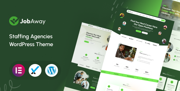 Jobaway – Staffing Agencies WordPress Theme Nulled