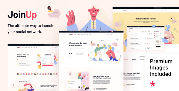 Join Up – BuddyPress Community WordPress Theme Nulled
