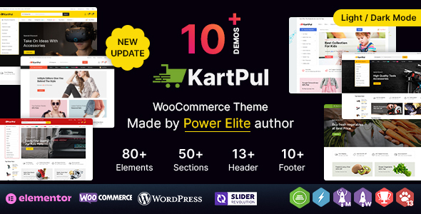 KartPul WP – Elementor Multi-purpose WooCommerce Theme Nulled