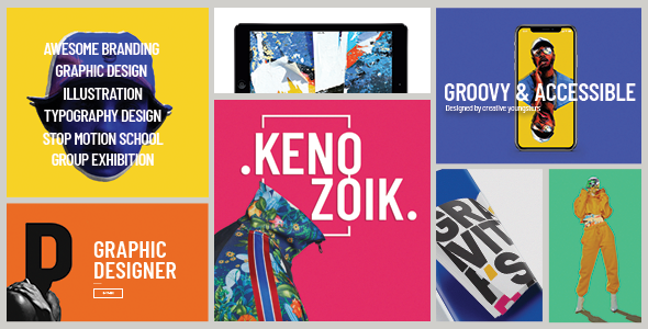 Kenozoik – Vibrant Portfolio WordPress Theme Nulled
