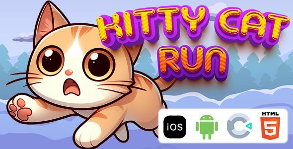 Kitty Cat Run – (HTML5|Construct 3) game Nulled