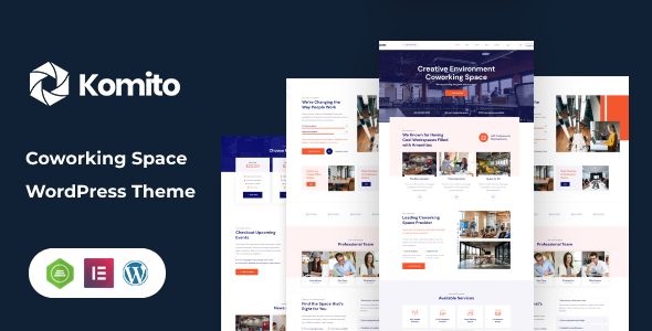 Komito – Co-Working WordPress Theme Nulled