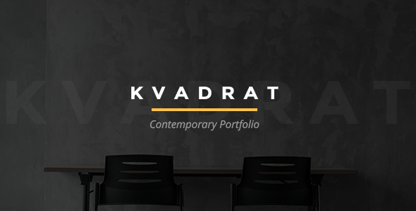 Kvadrat – Contemporary Portfolio WordPress Theme Nulled