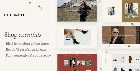 La Comète – Fashion and Clothing Store WordPress Theme Nulled
