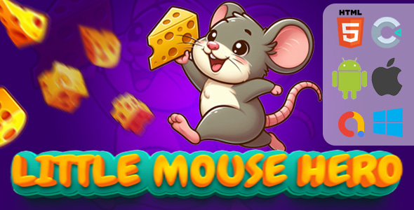 Little Mouse Hero – (HTML5|Construct 3) puzzle game